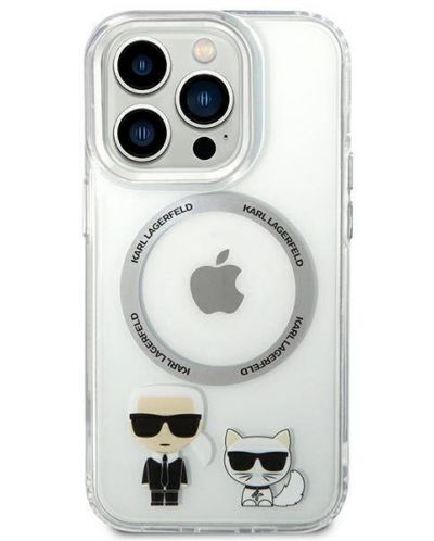 Калъф Karl Lagerfeld - MS Karl Choupette, iPhone 14 Pro Max, прозрачен - 1